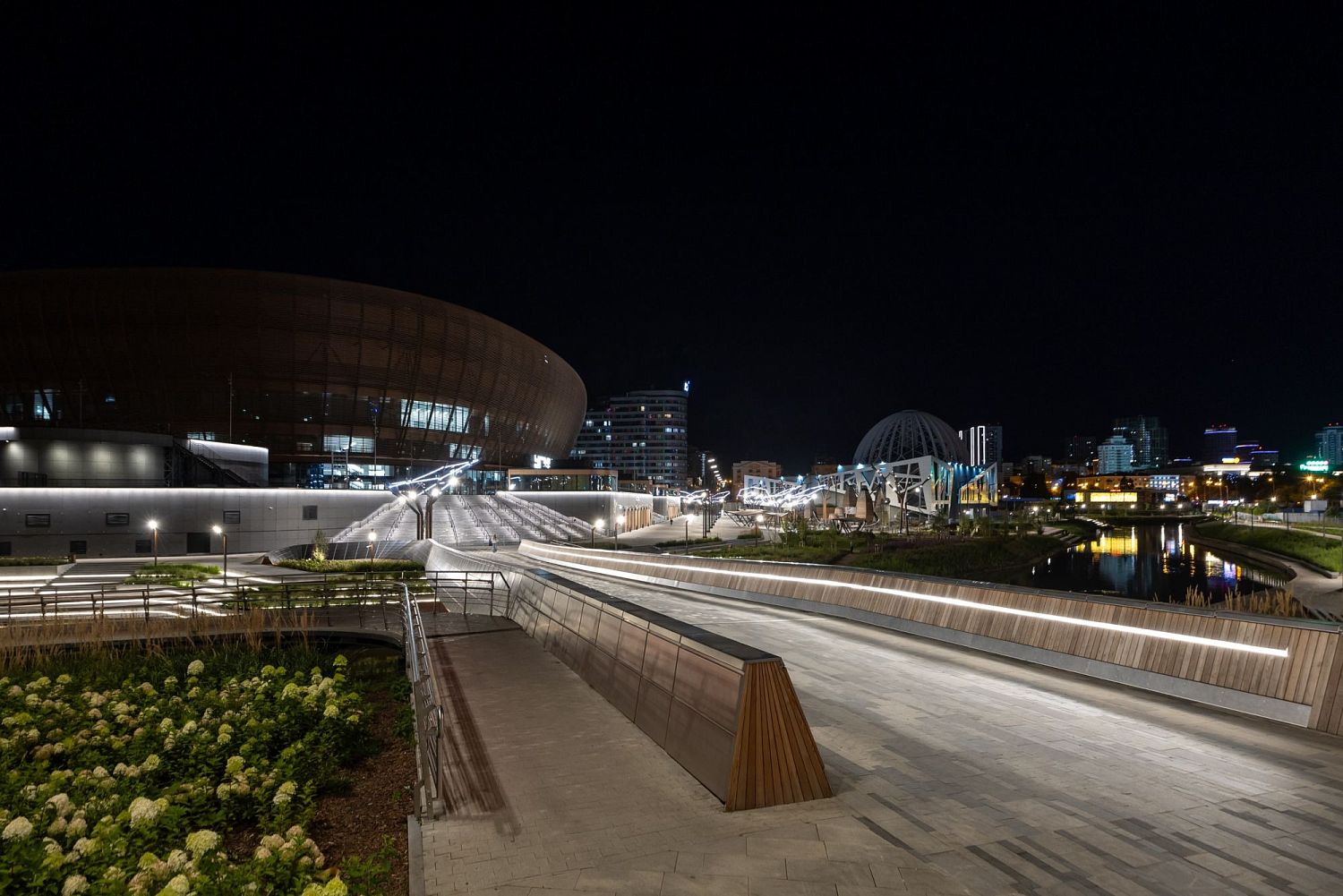 Благоустройство набережной Екатеринбург, ул. Народной Воли